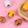 Cartoon animal rebound car, cute pet toy car, cartoon car doll, claw machine, gacha small toy and small gift manufacturer Specification image